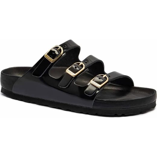 Birkenstock Skórzane klapki Florida | narrow fit ze sklepu Gomez Fashion Store w kategorii Klapki damskie - zdjęcie 185378563