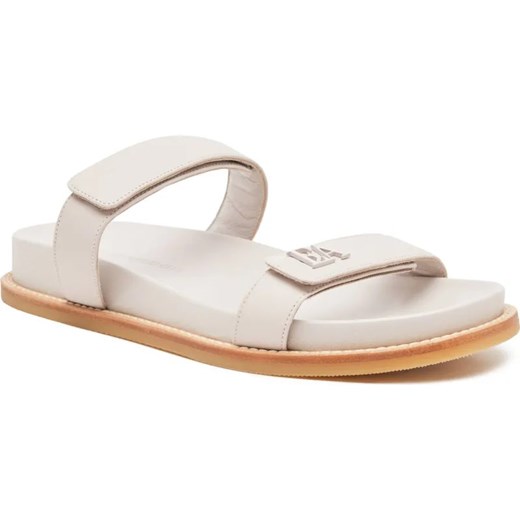 Emporio Armani Skórzane klapki ze sklepu Gomez Fashion Store w kategorii Klapki damskie - zdjęcie 185378582