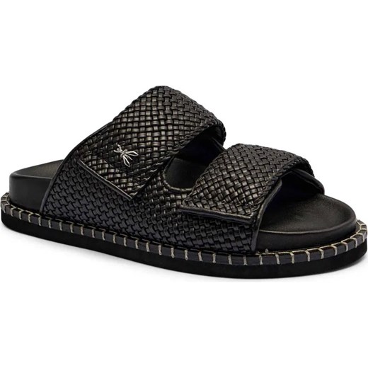 Patrizia Pepe Skórzane klapki ze sklepu Gomez Fashion Store w kategorii Klapki damskie - zdjęcie 185378612