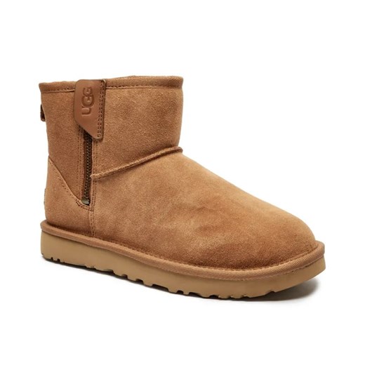 UGG Skórzane śniegowce CLASSIC MINI BAILEY ze sklepu Gomez Fashion Store w kategorii Śniegowce damskie - zdjęcie 185378622