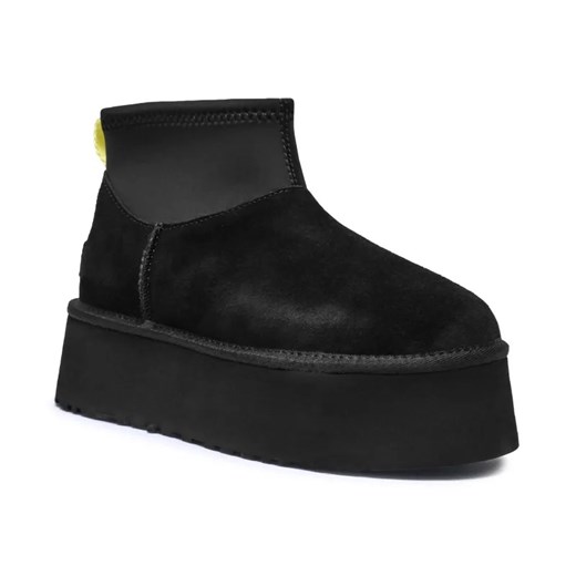 UGG Skórzane śniegowce Classic Mini Dipper | z dodatkiem wełny ze sklepu Gomez Fashion Store w kategorii Śniegowce damskie - zdjęcie 185378633