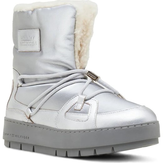 Tommy Hilfiger Ocieplane śniegowce | z dodatkiem skóry ze sklepu Gomez Fashion Store w kategorii Śniegowce damskie - zdjęcie 185378651