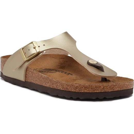 Birkenstock Japonki Gizeh | narrow fit | z dodatkiem skóry ze sklepu Gomez Fashion Store w kategorii Klapki damskie - zdjęcie 185378673