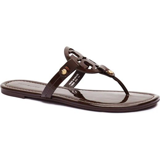 TORY BURCH Skórzane japonki MILLER ze sklepu Gomez Fashion Store w kategorii Klapki damskie - zdjęcie 185378682