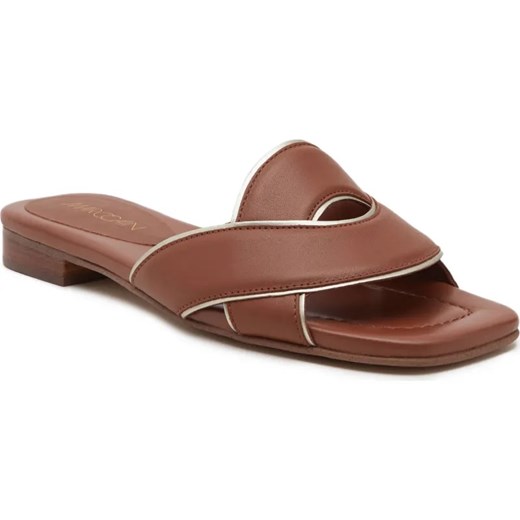 Marc Cain Skórzane klapki ze sklepu Gomez Fashion Store w kategorii Klapki damskie - zdjęcie 185378734