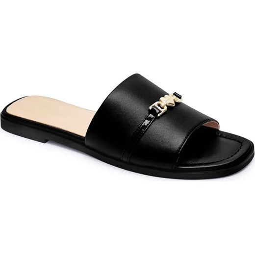 Love Moschino Skórzane klapki ze sklepu Gomez Fashion Store w kategorii Klapki damskie - zdjęcie 185378741