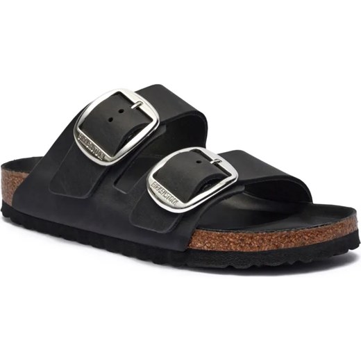 Birkenstock Skórzane klapki Arizona Big Buckle | narrow fit ze sklepu Gomez Fashion Store w kategorii Klapki damskie - zdjęcie 185378881