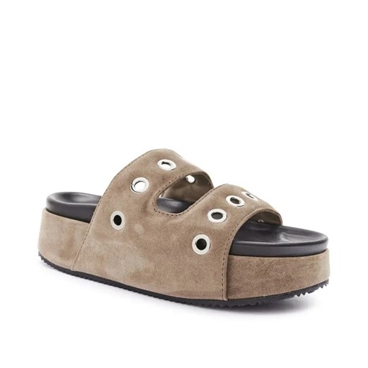 INUIKII Skórzane klapki ze sklepu Gomez Fashion Store w kategorii Klapki damskie - zdjęcie 185378914