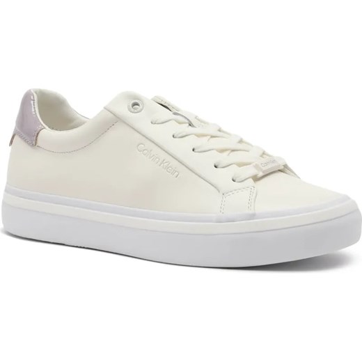 Calvin Klein Trampki VULC LACE UP | z dodatkiem skóry ze sklepu Gomez Fashion Store w kategorii Trampki damskie - zdjęcie 185378932