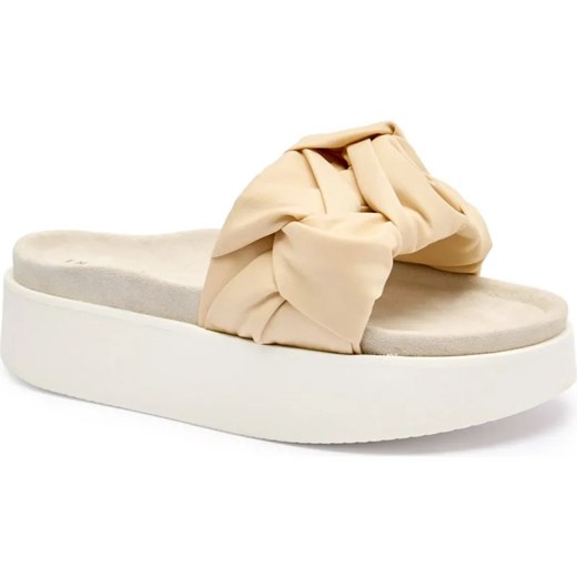 INUIKII Klapki Flower | z dodatkiem skóry ze sklepu Gomez Fashion Store w kategorii Klapki damskie - zdjęcie 185378973