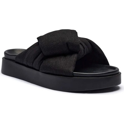 INUIKII Klapki OVERSIZED | z dodatkiem skóry ze sklepu Gomez Fashion Store w kategorii Klapki damskie - zdjęcie 185378990