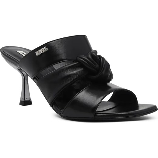 Karl Lagerfeld Skórzane klapki PANACHE TRIPLE STRAP ze sklepu Gomez Fashion Store w kategorii Klapki damskie - zdjęcie 185379044