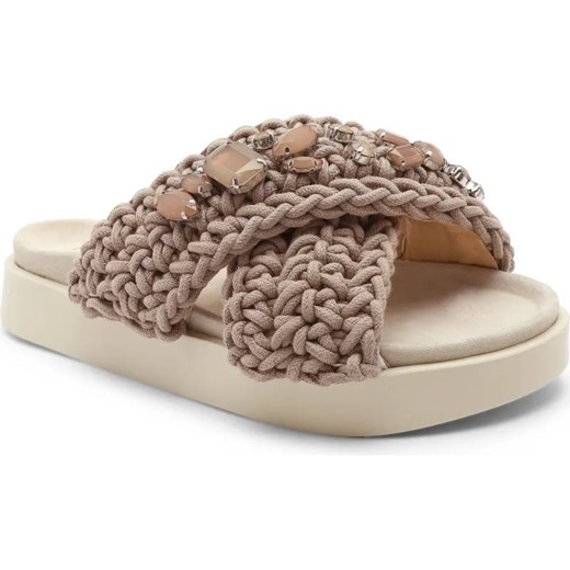 INUIKII Klapki | z dodatkiem skóry ze sklepu Gomez Fashion Store w kategorii Klapki damskie - zdjęcie 185379052