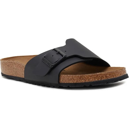 Birkenstock Skórzane klapki Catalina BF | narrow fit ze sklepu Gomez Fashion Store w kategorii Klapki damskie - zdjęcie 185379080
