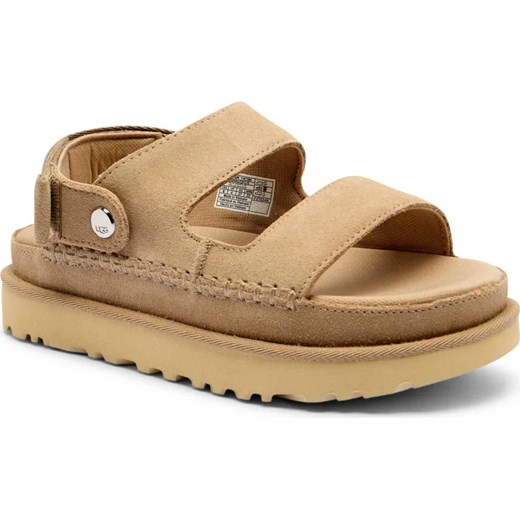 UGG Skórzane sandały 2w1 W GoldenStar Glide ze sklepu Gomez Fashion Store w kategorii Klapki damskie - zdjęcie 185379091