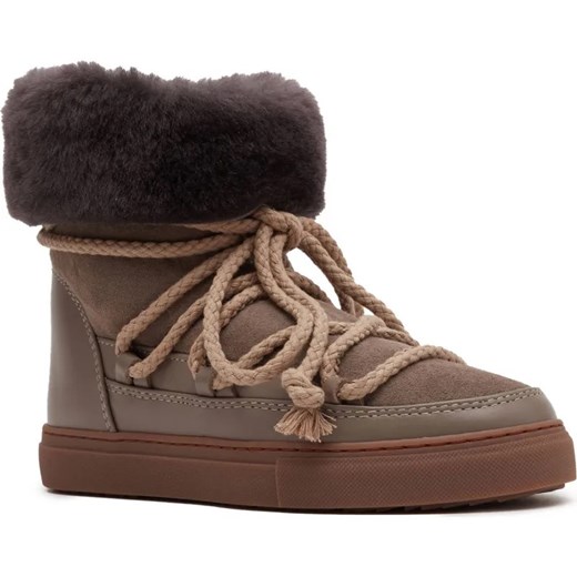 INUIKII Skórzane śniegowce ze sklepu Gomez Fashion Store w kategorii Śniegowce damskie - zdjęcie 185379092