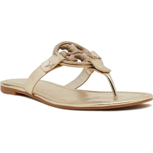 TORY BURCH Skórzane japonki MILLER PAVE ze sklepu Gomez Fashion Store w kategorii Klapki damskie - zdjęcie 185379200