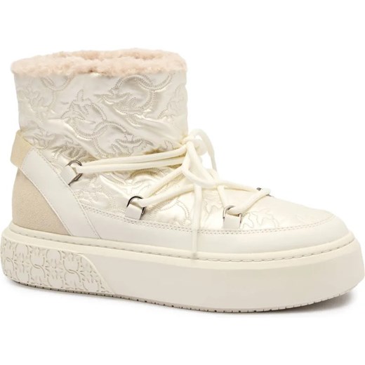 Pinko Śniegowce YOKO 19 | shearling | z dodatkiem skóry ze sklepu Gomez Fashion Store w kategorii Śniegowce damskie - zdjęcie 185379300
