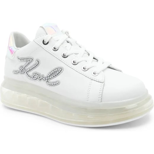 Karl Lagerfeld Skórzane trampki KAPRI KUSHION Signia Pearl Logo Lo ze sklepu Gomez Fashion Store w kategorii Buty sportowe damskie - zdjęcie 185379341