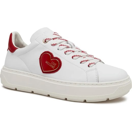 Love Moschino Skórzane trampki ze sklepu Gomez Fashion Store w kategorii Trampki damskie - zdjęcie 185379360