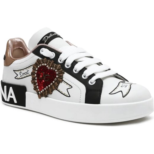 Dolce & Gabbana Skórzane trampki ze sklepu Gomez Fashion Store w kategorii Trampki damskie - zdjęcie 185379364