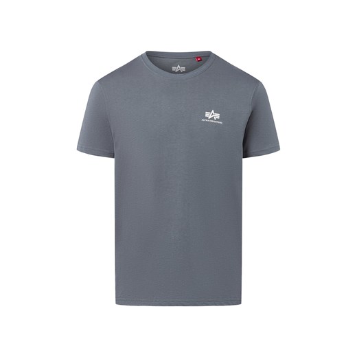 Alpha Industries T-shirt Mężczyźni Bawełna denim jednolity ze sklepu vangraaf w kategorii T-shirty męskie - zdjęcie 185384682