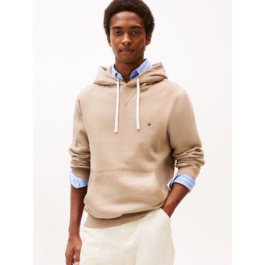 Tommy Hilfiger Męski sweter z kapturem Mężczyźni Materiał dresowy melanżowy jednolity ze sklepu vangraaf w kategorii Bluzy męskie - zdjęcie 185384691