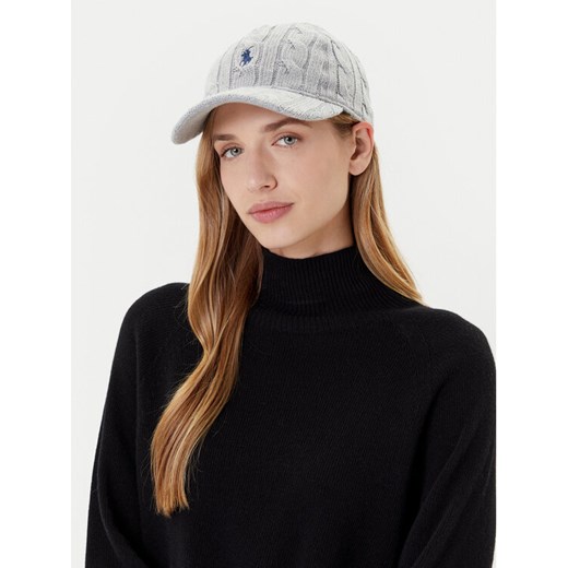Polo Ralph Lauren Czapka z daszkiem 455981420004 Szary ze sklepu MODIVO w kategorii Czapki z daszkiem damskie - zdjęcie 185384824