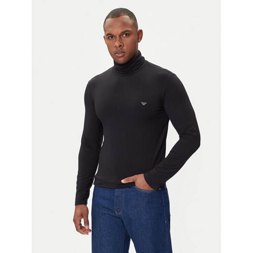 Emporio Armani Underwear Golf EM000388 AF14988 UC001 Czarny Slim Fit ze sklepu MODIVO w kategorii Swetry męskie - zdjęcie 185384834