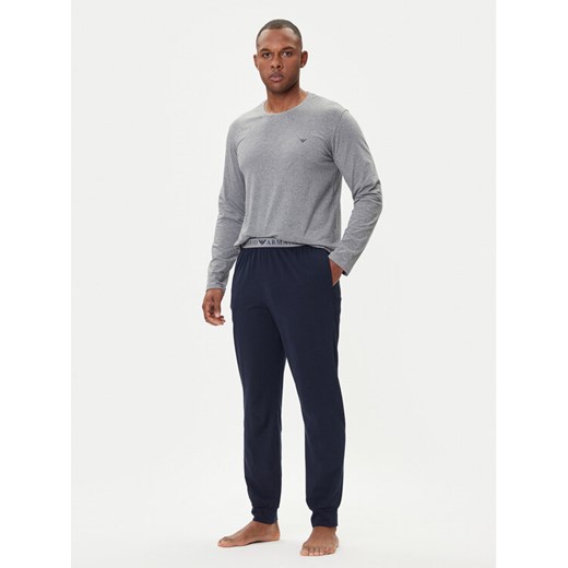 Emporio Armani Underwear Piżama EM000610 AF10776 M8098 Szary Regular Fit ze sklepu MODIVO w kategorii Piżamy męskie - zdjęcie 185384840