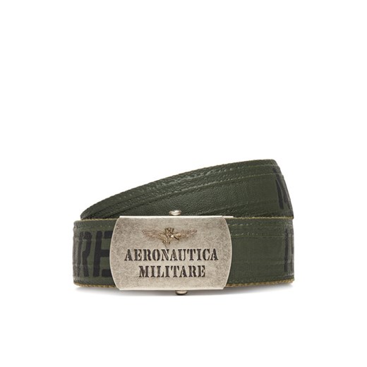 Aeronautica Militare Pasek Męski 252CI0317UCT03585 Zielony ze sklepu MODIVO w kategorii Paski męskie - zdjęcie 185384880