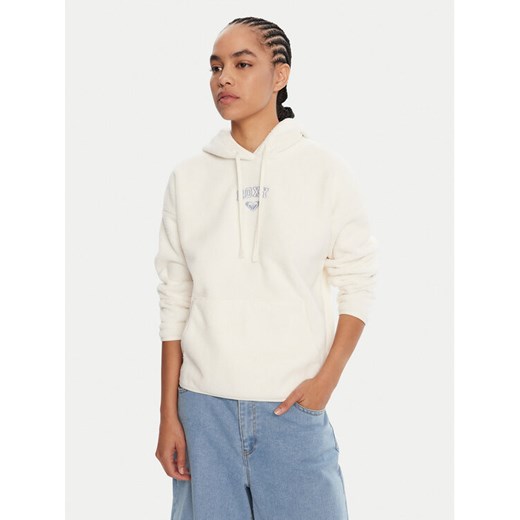 Roxy Polar Cool Calling ERJPF03221 Biały Regular Fit ze sklepu MODIVO w kategorii Bluzy damskie - zdjęcie 185384962