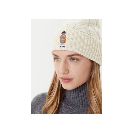 Polo Ralph Lauren Czapka 455981433001 Écru Polo Ralph Lauren OS MODIVO