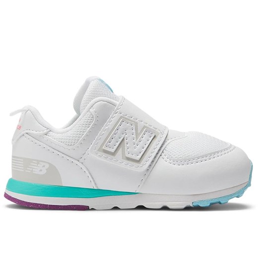 Buty New Balance NW574KIJ - białe ze sklepu streetstyle24.pl w kategorii Buty sportowe dziecięce - zdjęcie 185387270