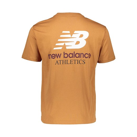 New Balance Koszulka "Athletics Remastered" w kolorze jasnobrązowym New Balance S Limango Polska wyprzedaż