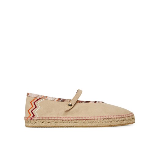 Espadryle M Missoni Lola MWB012_005 Beżowy ze sklepu eobuwie.pl w kategorii Espadryle damskie - zdjęcie 185387473