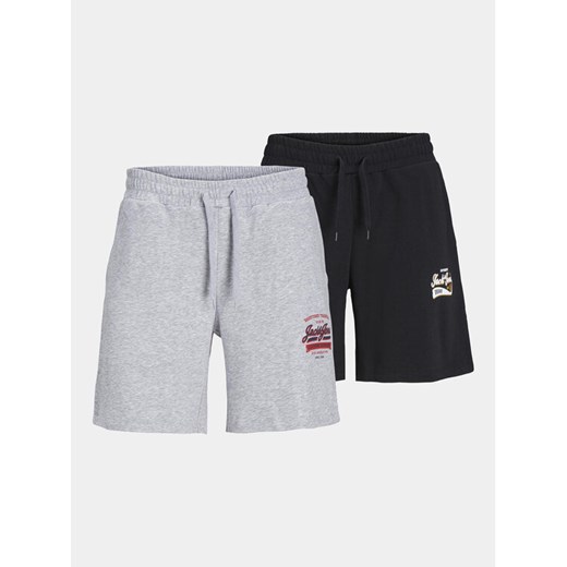 Jack&Jones Komplet 2 par szortów sportowych Logo 12257015 Kolorowy Comfort Fit ze sklepu MODIVO w kategorii Spodenki męskie - zdjęcie 185387922