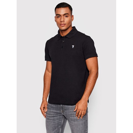 Trussardi Polo Piquet 52T00597 Czarny Regular Fit ze sklepu MODIVO w kategorii T-shirty męskie - zdjęcie 185387941