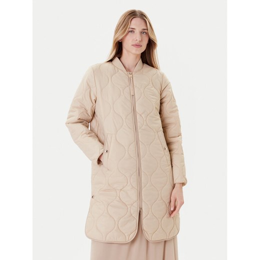 JOOP! Kurtka zimowa Carla 10018874 30047609 Beżowy Regular Fit ze sklepu MODIVO w kategorii Kurtki damskie - zdjęcie 185388012
