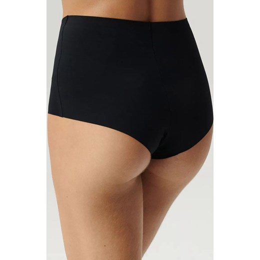 Bezszwowe figi damskie maxi czarne LS-003, Kolor czarny, Rozmiar S, ATLANTIC ze sklepu Primodo w kategorii Majtki damskie - zdjęcie 185389751