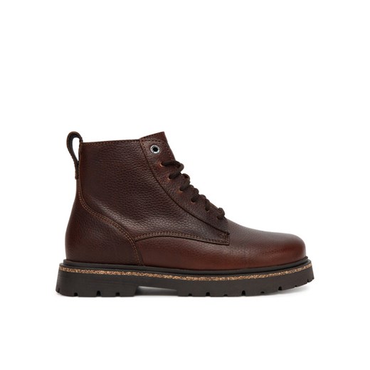 Trapery Birkenstock Highwood Lace Mid 1030784 Brązowy ze sklepu eobuwie.pl w kategorii Workery damskie - zdjęcie 185390332