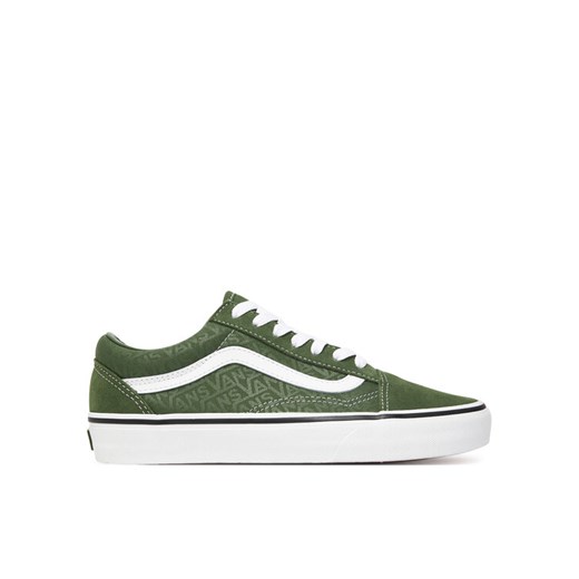 Tenisówki Vans Old Skool VN000D2VZ3R1 Zielony ze sklepu eobuwie.pl w kategorii Trampki dziecięce - zdjęcie 185390380
