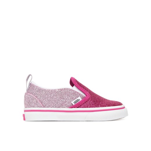 Tenisówki Vans Slip-On V VN000D0SYLZ1 Różowy ze sklepu eobuwie.pl w kategorii Trampki dziecięce - zdjęcie 185390400