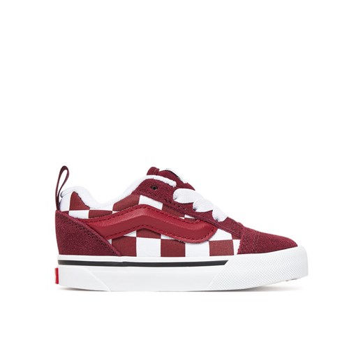 Vans Sneakersy Knu Skool Elastic Lace VN000D0KBRD1 Bordowy ze sklepu MODIVO w kategorii Buty sportowe dziecięce - zdjęcie 185391193