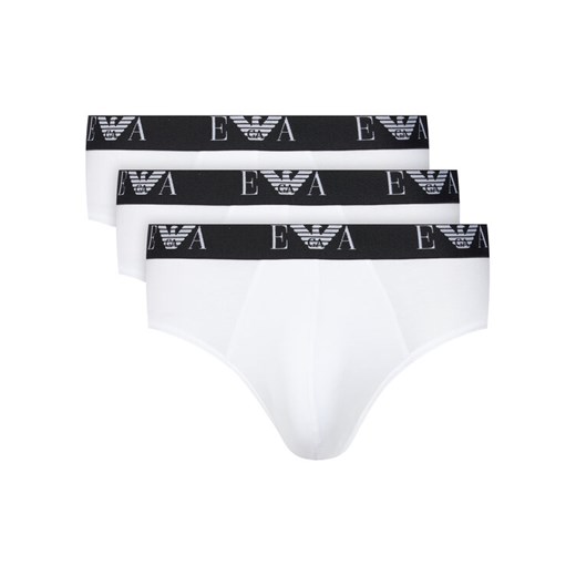 Emporio Armani Underwear Komplet 3 par slipów EM000258 AF14131 M0066 Biały ze sklepu MODIVO w kategorii Majtki męskie - zdjęcie 185391251