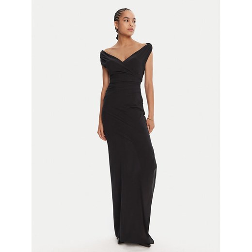 JACQUEMUS Sukienka wieczorowa Rita 25E251DR237-1767 990 Czarny Regular Fit ze sklepu MODIVO w kategorii Sukienki - zdjęcie 185391252