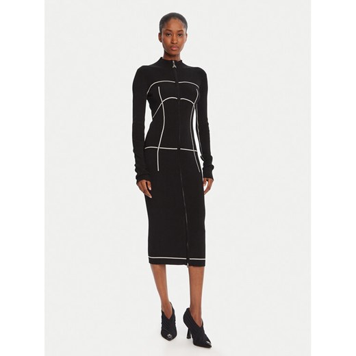 Patrizia Pepe Kardigan 8A1522 K265 FG09 Czarny Regular Fit ze sklepu MODIVO w kategorii Swetry damskie - zdjęcie 185391300