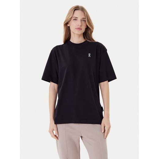 On T-Shirt Club-T 1WE1006 Czarny Relaxed Fit ze sklepu MODIVO w kategorii Bluzki damskie - zdjęcie 185391304