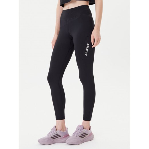 adidas Legginsy Terrex Multi JF1266 Czarny Slim Fit ze sklepu MODIVO w kategorii Spodnie damskie - zdjęcie 185391314