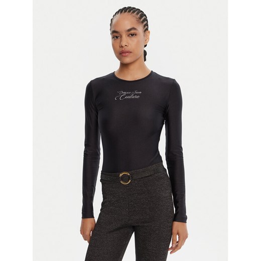 Versace Jeans Couture Body 79HAM2A1 N0008 Czarny Slim Fit ze sklepu MODIVO w kategorii Bluzki damskie - zdjęcie 185391321